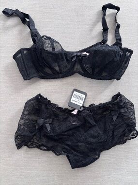 Agent Provocateur Love Set Bra Full Brief 34B/2 NWT